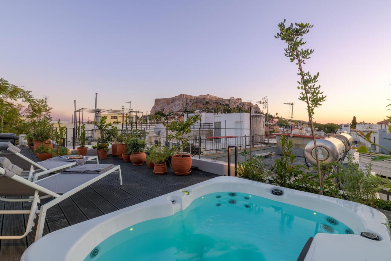 Meno Suite With Private Terrace - Jaccuzzi, Acropolis View Атина Екстериор снимка