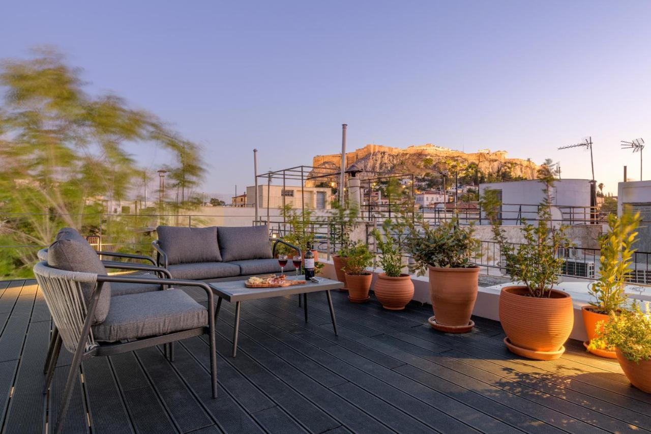 Meno Suite With Private Terrace - Jaccuzzi, Acropolis View Атина Екстериор снимка