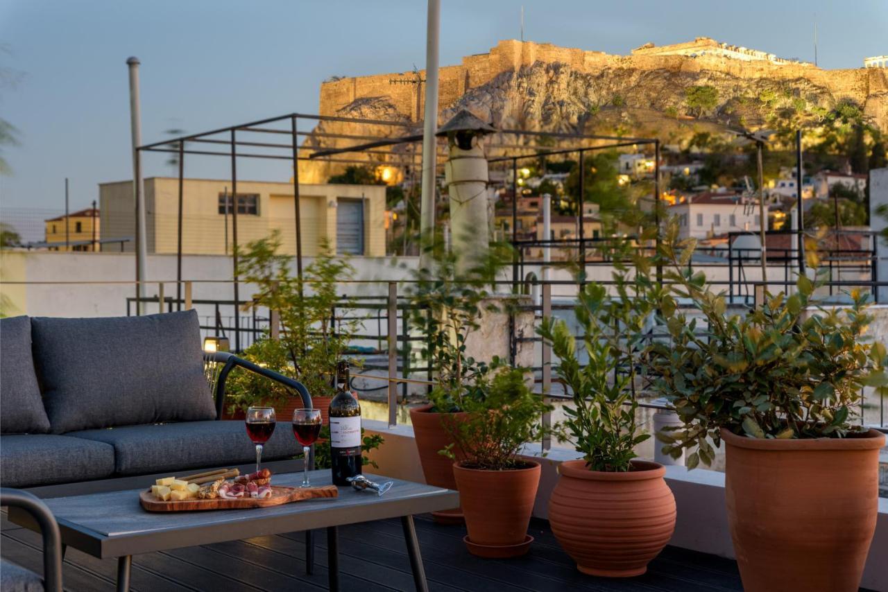 Meno Suite With Private Terrace - Jaccuzzi, Acropolis View Атина Екстериор снимка