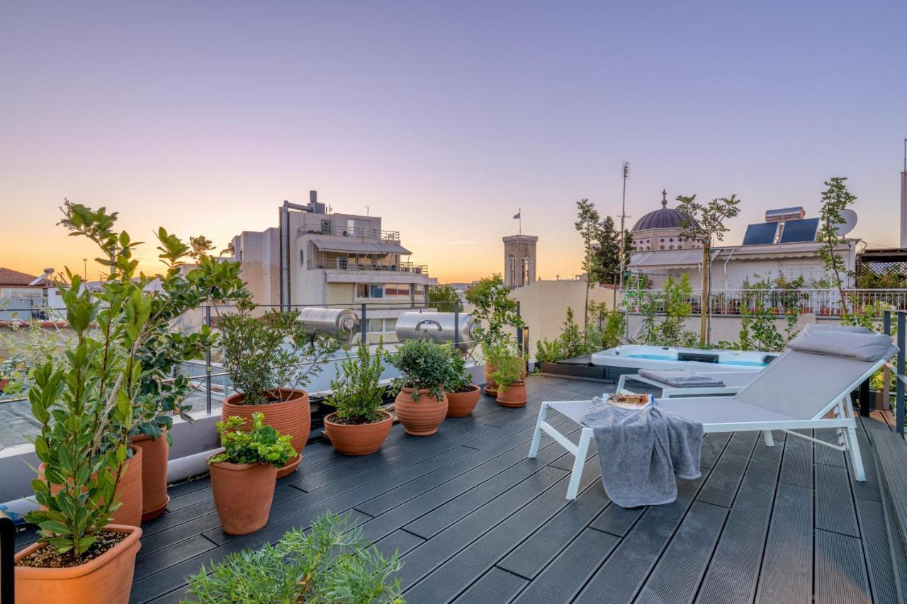 Meno Suite With Private Terrace - Jaccuzzi, Acropolis View Атина Екстериор снимка